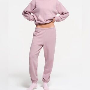 SKIMS Cotton Fleece Joggers Dusk XS